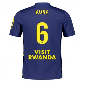 Atletico Madrid Koke #6 Venkovní Dres 2025-26 Krátký Rukáv